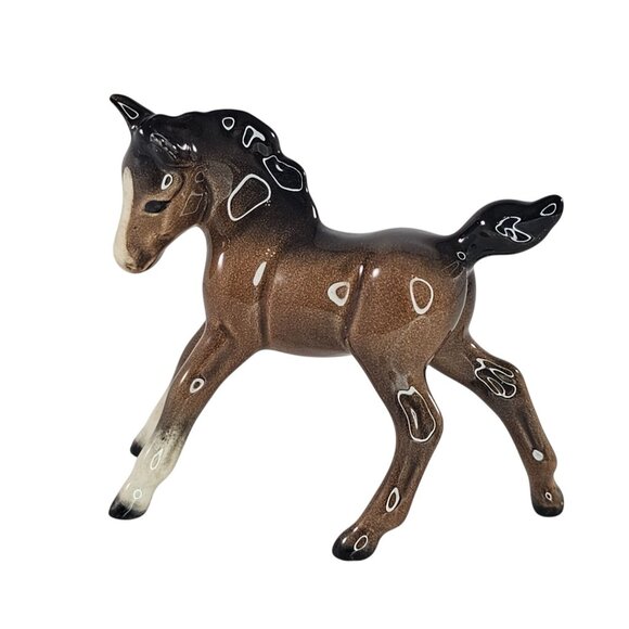 Beswick England Gambolling Foal Bay Figurine #996 Facing Left - Picture 1 of 8